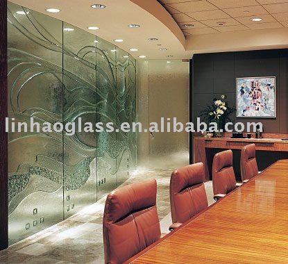 Clear Glass Partition Wall Photo, Detailed about Clear Glass ...