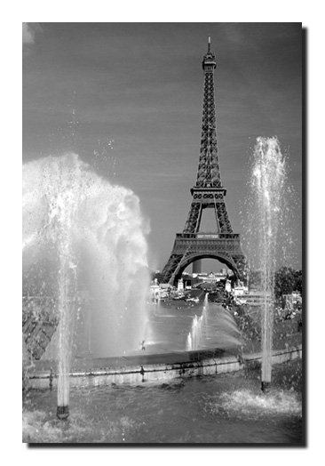 Black And White Eiffel Tower Canvas. See larger image: canvas, eiffel tower, fountain b/w. Add to My Favorites. Add to My Favorites. Add Product to Favorites; Add Company to Favorites