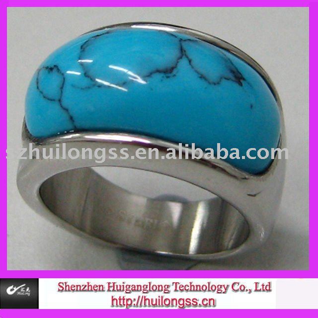 See larger image turquoise wedding ring