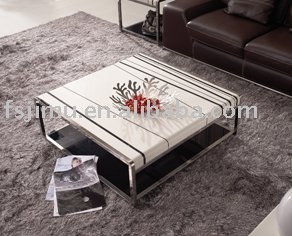 China Furniture Living Room Centre Marble Low Coffee Table Photo ...
