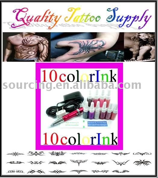 Mom's Millenium Tattoo ink. Professional Tattoo Permanent Kit Set With Inks