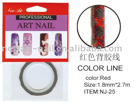 color line Nail art striping tape tool design