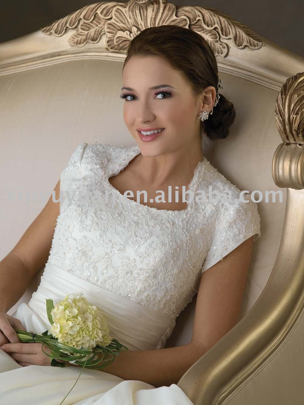 ivory wedding dresses cinderella look with sleeves