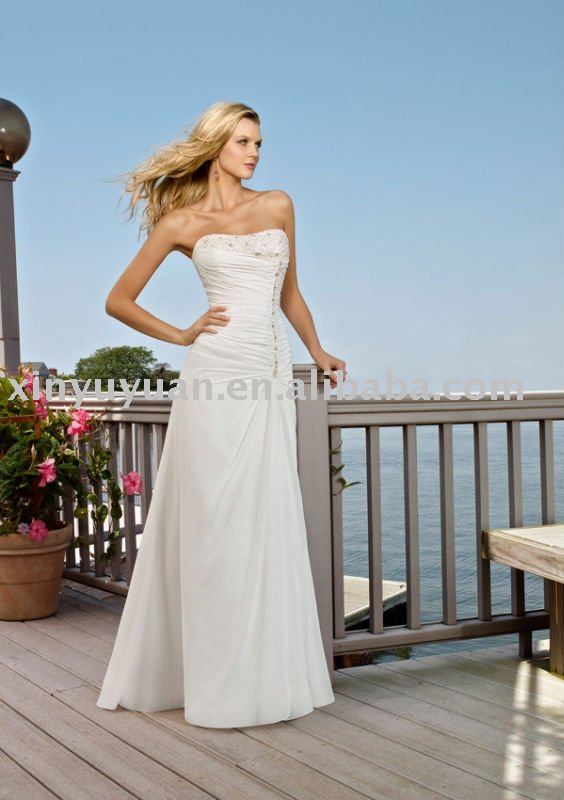 couture new designer casual summer outdoor wedding dresses MLW138