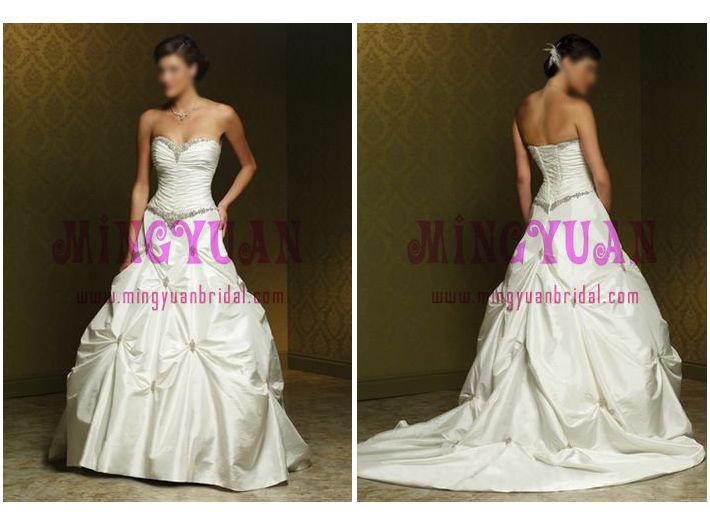 oem taffeta wedding dress fabric ek166