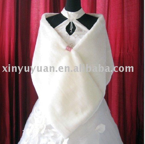 simple and discount China custom winter wedding dress shawls SHA042