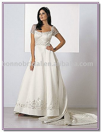 capped sleeve wedding dresses. The embroidery cap sleeves