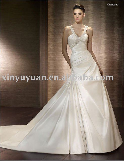 2011 new designer vintage and classic backless wedding gowns SPT234