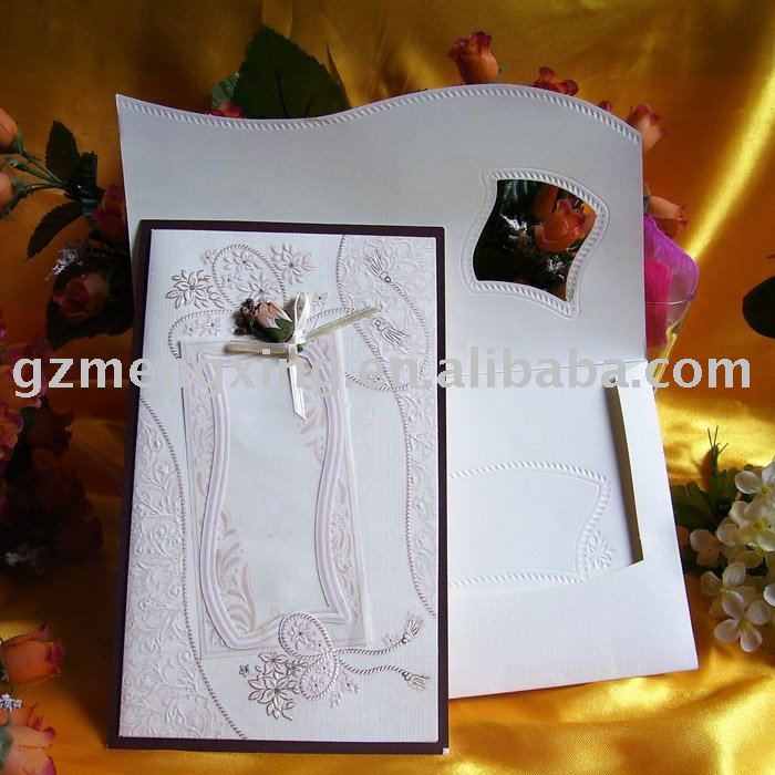 See larger image Arab wedding cardT156