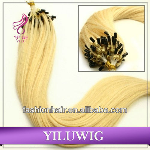 black hair with blonde extensions. Blonde 1g Human hair extension