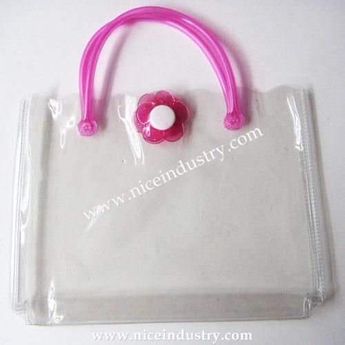 clear makeup bag. white zipper clear cosmetic bag(Hong Kong)