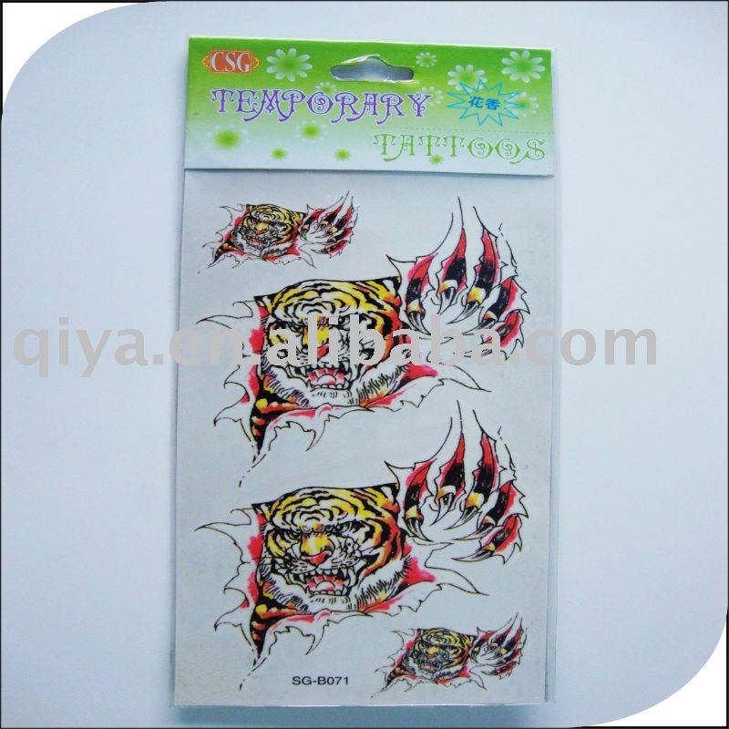 See larger image: Tigger Body Tattoos Sticker. Add to My Favorites.
