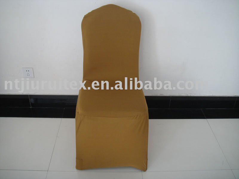 brown spandex banquet chair cover for weddingpartyhotel