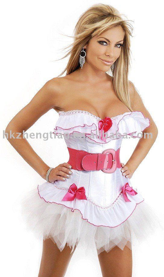 corset dress with tutu. with the black tutu dress