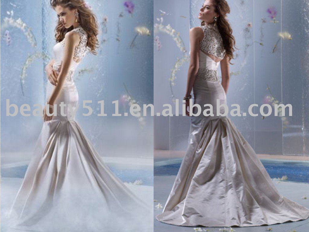 bridal wedding gown is made