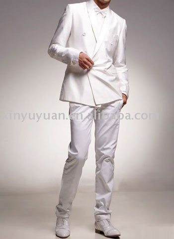 top sale new designer 2011 couture white groom wedding tuxedo GS014