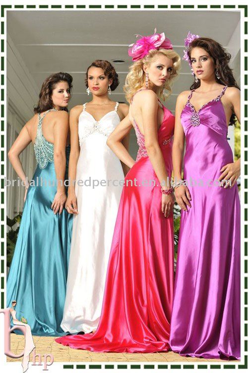 Free Shipping Peacock Beading Style Prom Dress