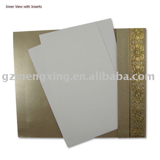 See larger image Traditional indian wedding cards PA075