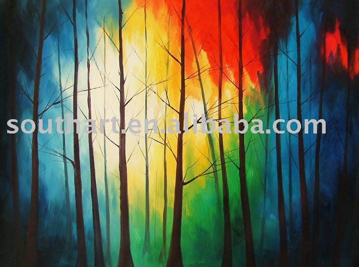abstract trees oil abstract paintings of trees. abstract trees oil