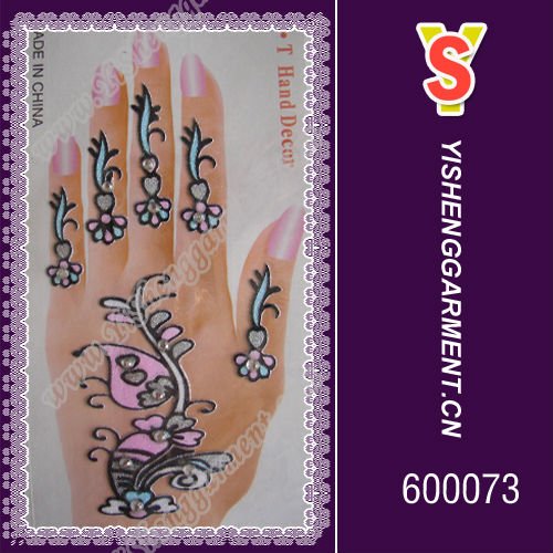 See larger image: Beautiful and sexy belly dance hand tattoo with fashion 