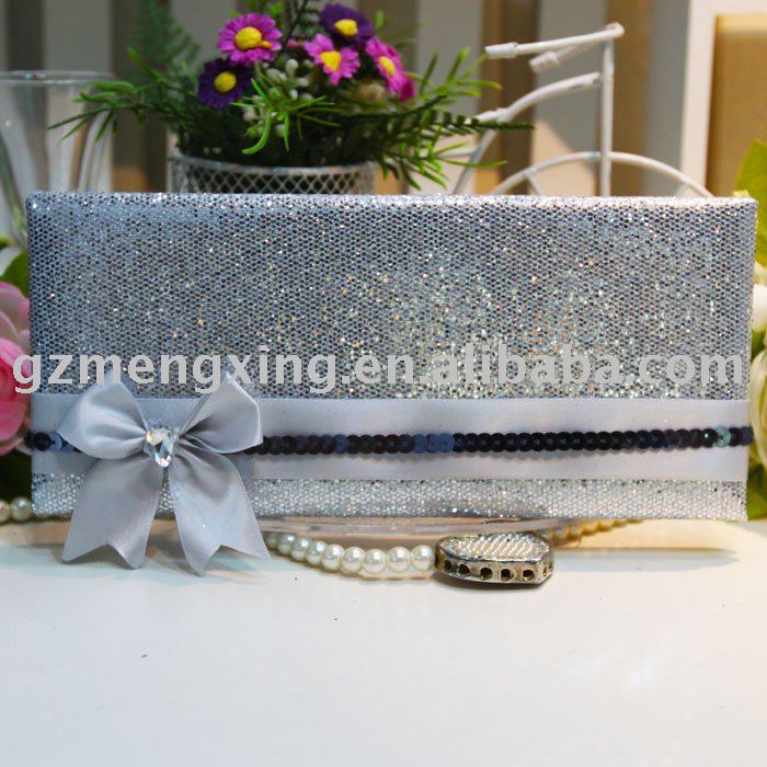 See larger image silvery luxury wedding invitation with a small 