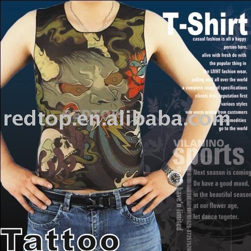 Wholesale free shipping tattoo sleeve tattoo sock tattoo t shirt unsize for