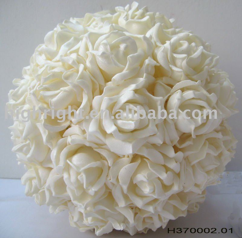 Artificial flower ball for wedding decoration