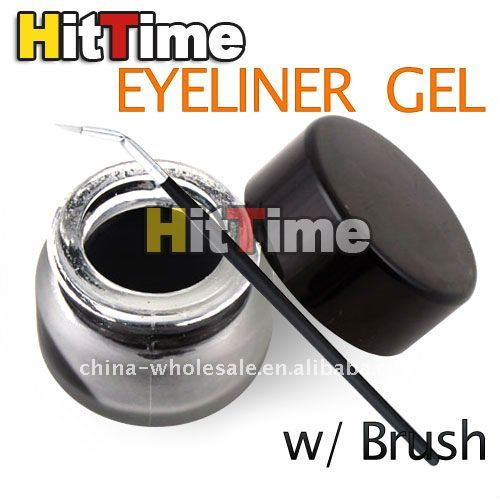 Waterproof Eye Liner Eyeliner Gel Makeup M/Black Brush