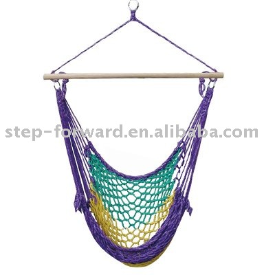 Build Chair on Cotton Rope Hammock Chair