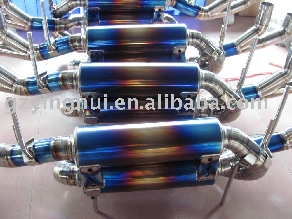 See larger image titanium exhaust pipe for GTR R35
