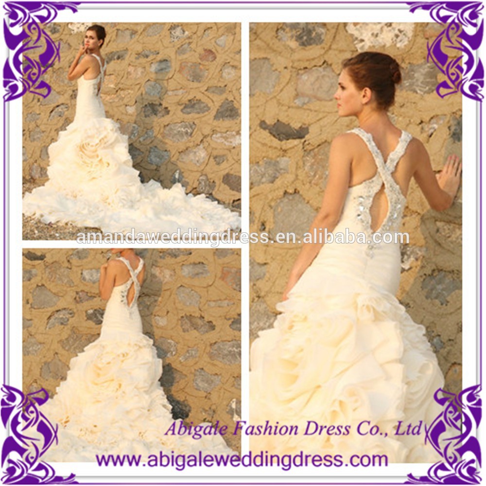 silky organza modern wedding dress 2011