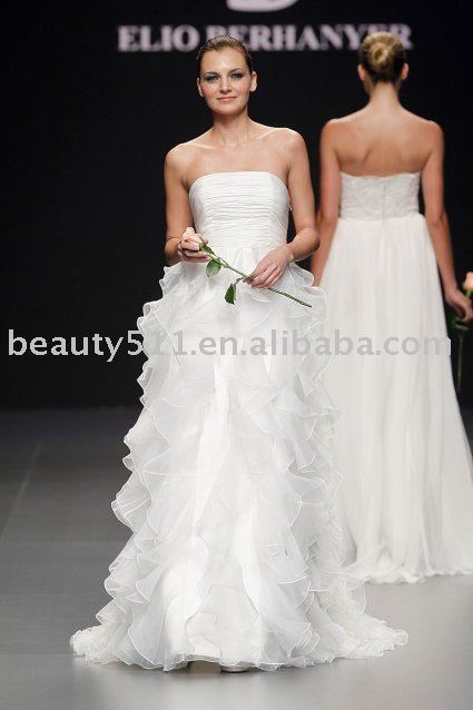 2011 elegant vintage long sleeve bridal dress wedding gown WDAH0563
