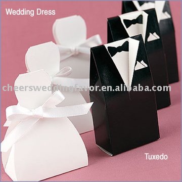 See larger image wedding favorWedding Dress Tuxdeo favor Boxes 