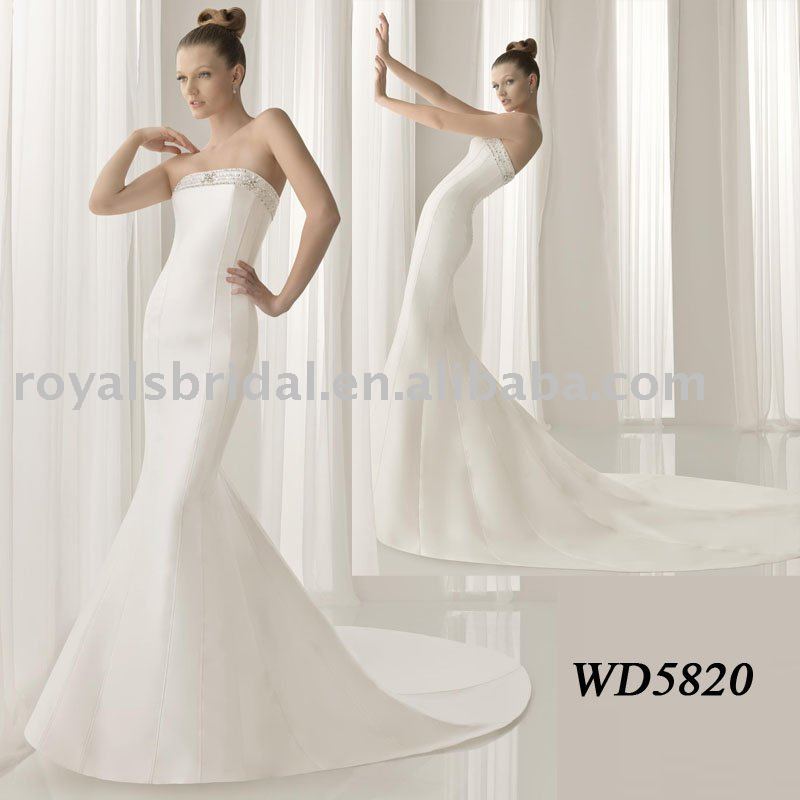 WD5820 New Design Mermaid Corset Wedding Dress