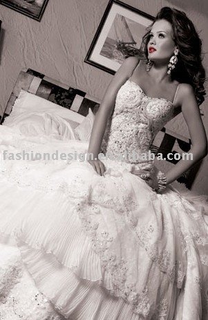AWD149 2011 custom made Lebanon wedding dress