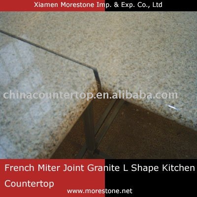 Installingkitchen Countertop on Kitchen Tops Miltered Corner Countertop L Shape Granite Kitchen Tops L
