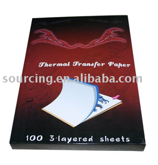 See larger image: 100 Professional Tattoo Thermal Stencil Transfer Paper Supply. Add to My Favorites. Add to My Favorites. Add Product to Favorites