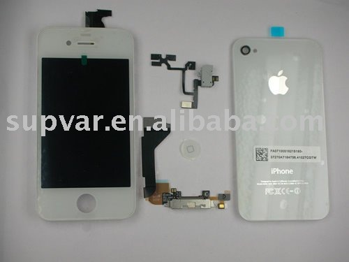 white iphone 4 kit. white iphone 4 kit. white