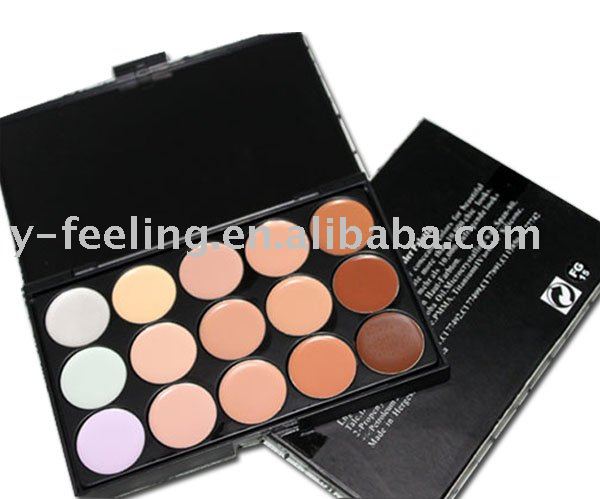 See larger image: Professional 15 Color Makeup Camouflage Concealer Palette 