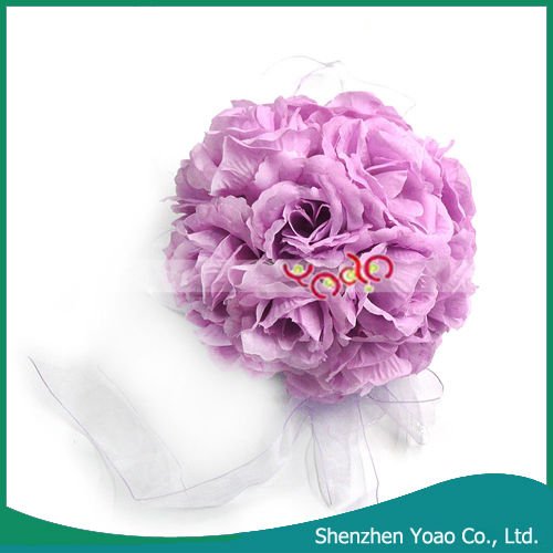 Lavender Rose Ball Wedding Flower Decoration
