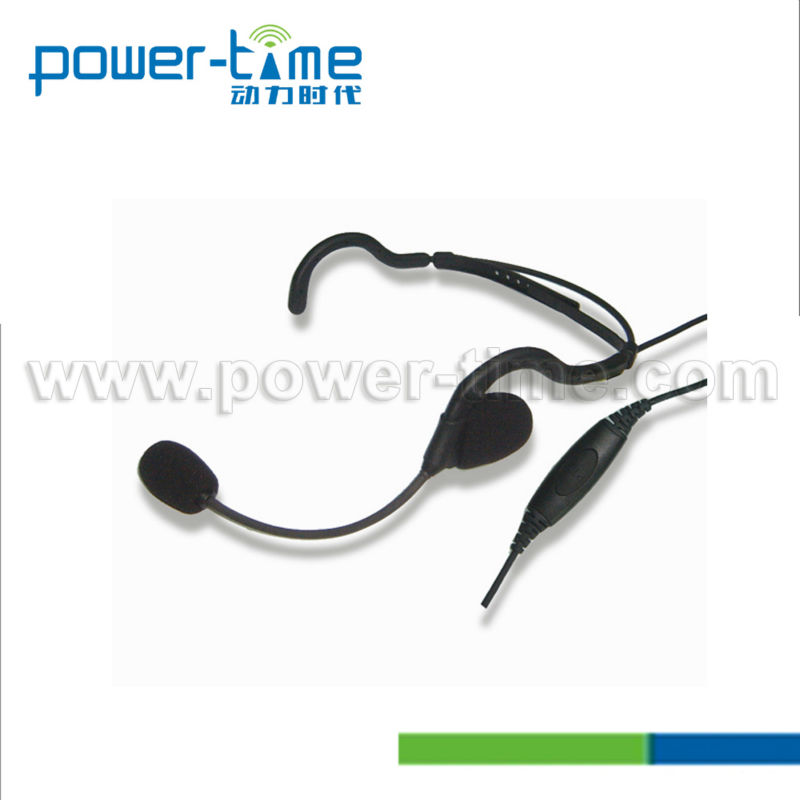 Noise Protection Headphones on Headset Two Way Radio Tactical Headset With A In Line Ptt And Noise