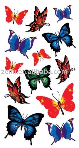 Tattoos Guns on Butterfly Design Tattoo Sticker Tattoo Stencil View Fashion Tattoo