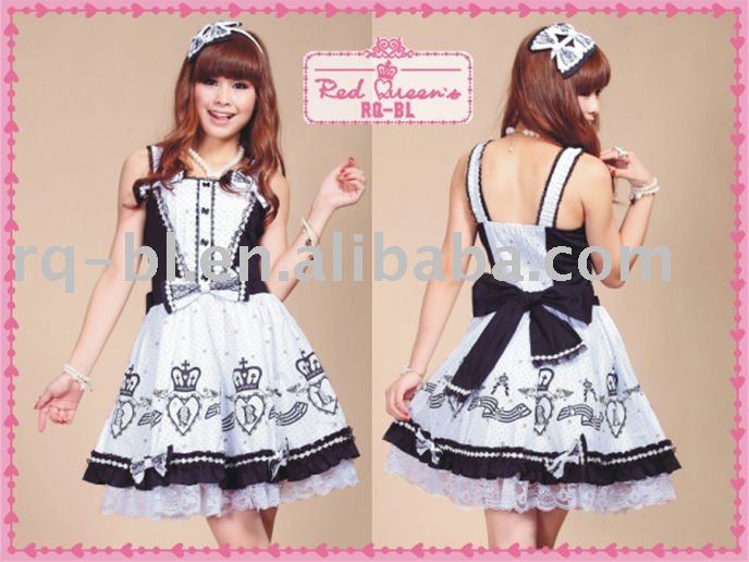 Gothic Lolita Punk Fashion Skirt 71002W from RQBL