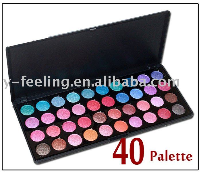 makeup color palette. Pro 40 color shimmer make up