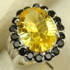 2011 newest jewelry citrine gemstone ring