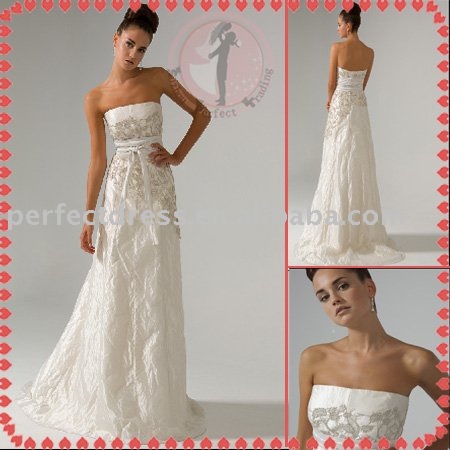 Super cute wedding dress with tulle skirt NSW0454
