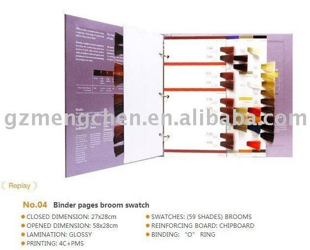 Black Hair Color Chart. Hair Color Swatch Book(China