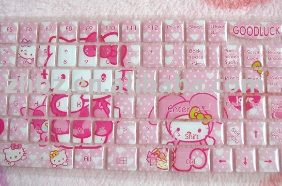 Hello Kitty Keyboard Stickers. See larger image: Hello Kitty Keyboard Crystal/epoxy sticker. Add to My Favorites. Add to My Favorites. Add Product to Favorites; Add Company to Favorites