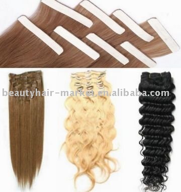 different styles of hair extensions