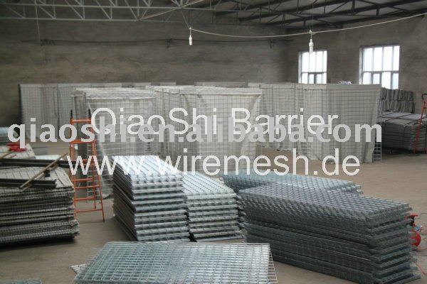 Hot-dipped galvanzied Hesco panels